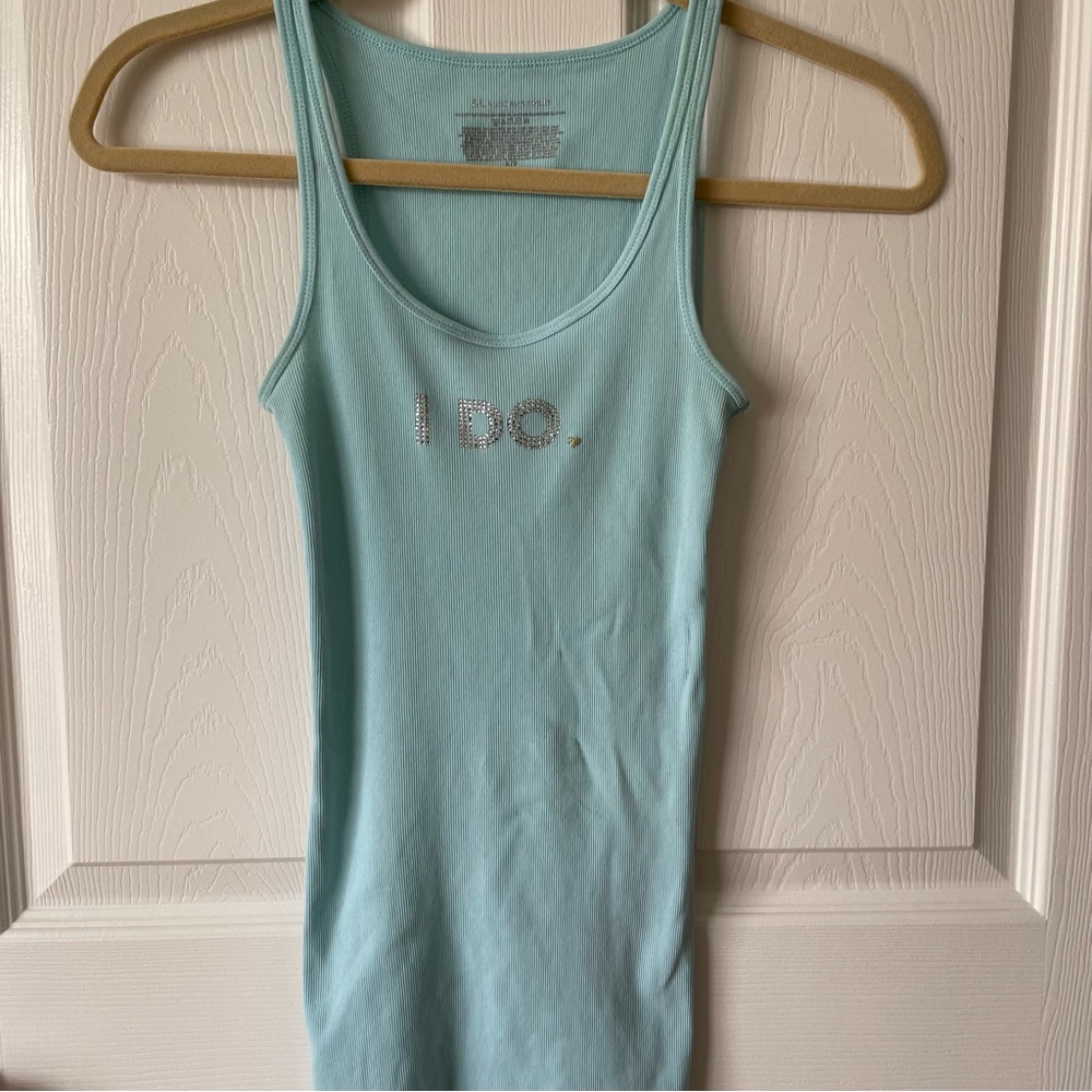 Victoria’s Secret Ribbed Tank Top “I Do” Size Small